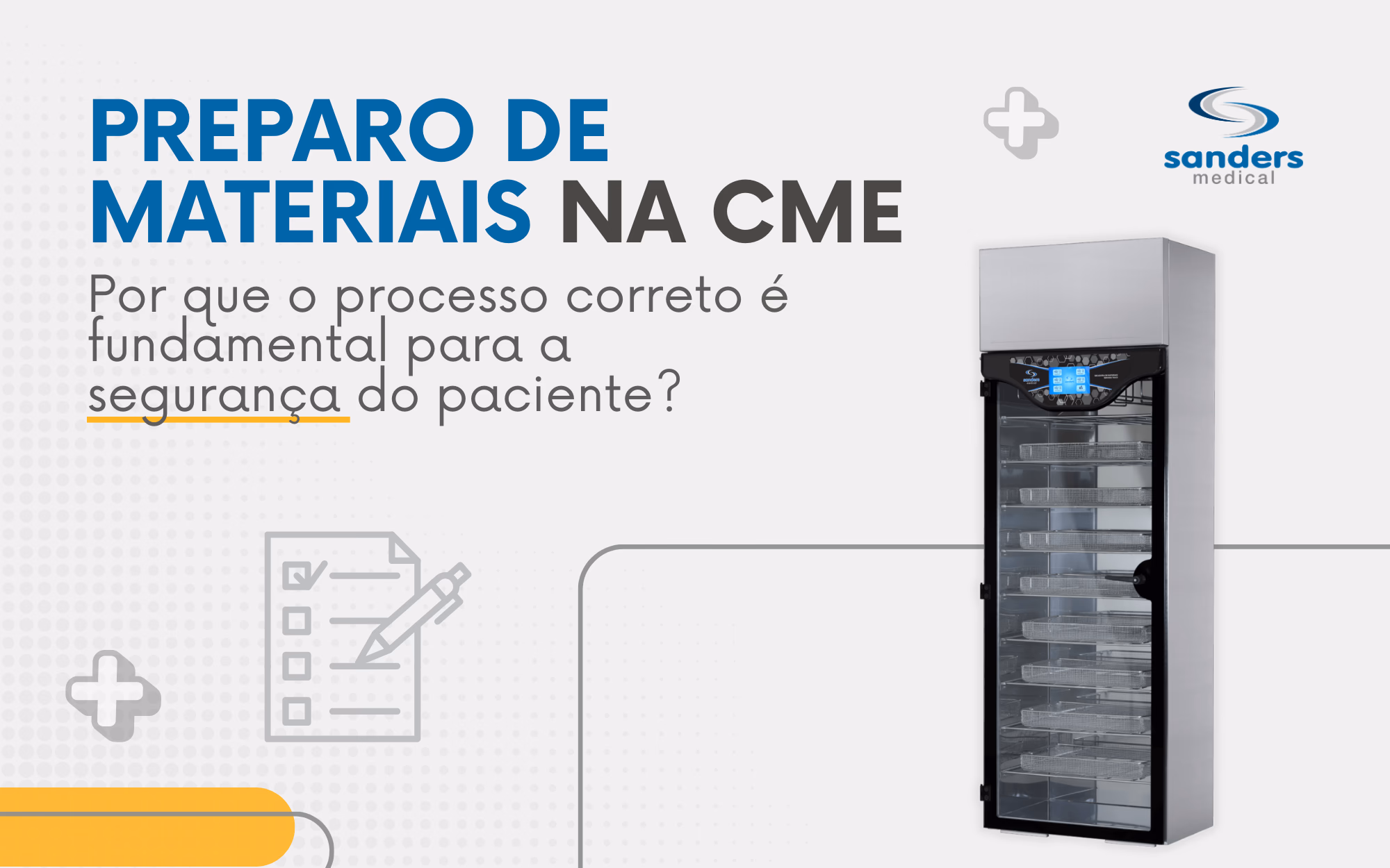 Preparo de materiais para esterilização na CME